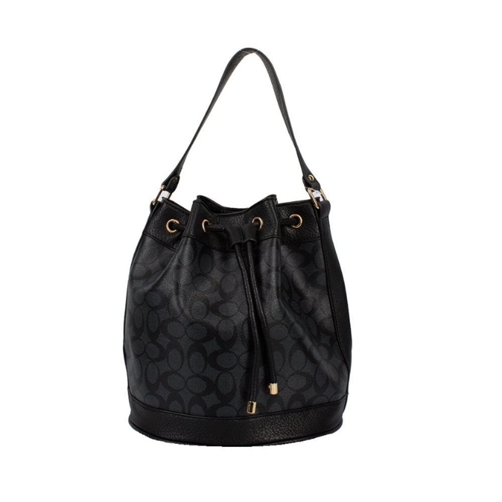 LAST ONE Chic Black Fashion Bucket Bag